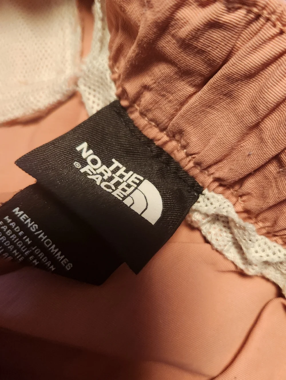 The North Face Printed Class V Pull-On Shorts Men S‎ Pink Topo Print Like New